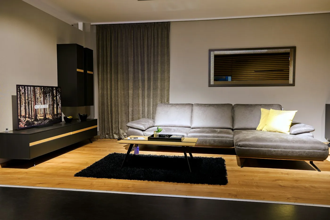 Arlo 2 Seater Sofa Bed styled in a room