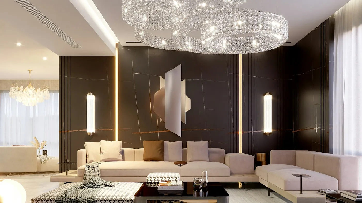 Istanbul Turkish Sofa Set styled in a room