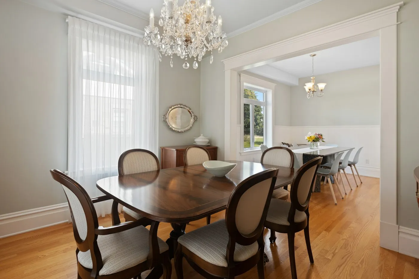 Ottoman Palace Turkish Dining Set styled in a room