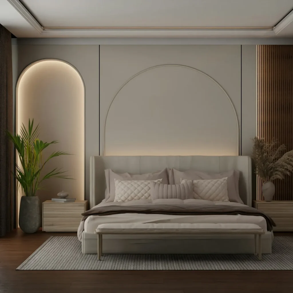 Sienna Arched Ottoman Bed