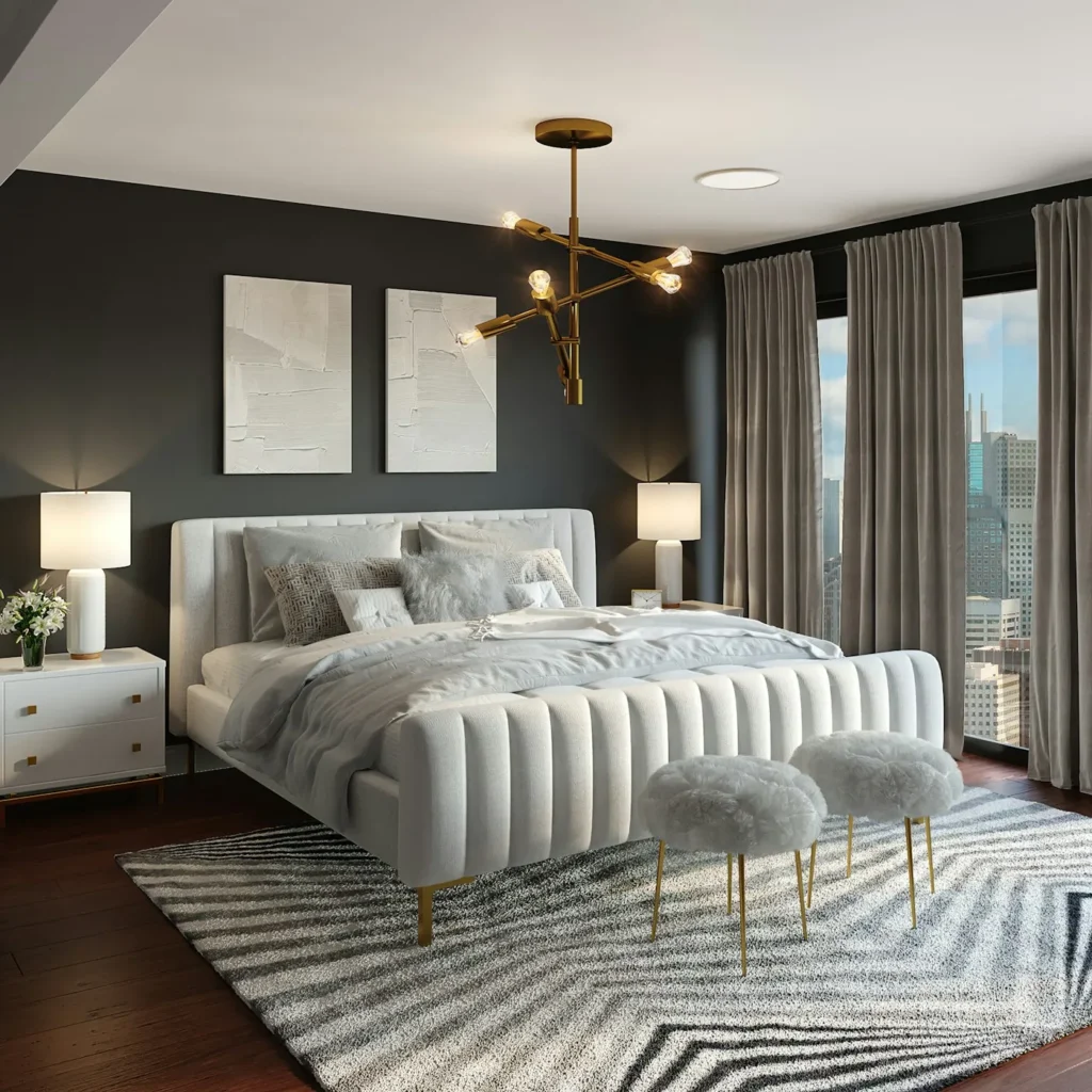 Ambrose Wingback Ottoman Bed