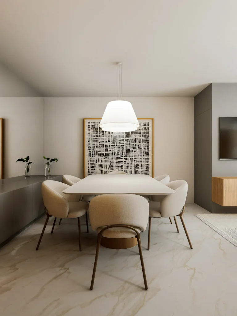 Verona Marble Dining Table & 6 Chairs